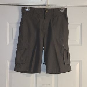 Grey cargo shorts